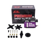 Original AGFRC 0.07Sec Brushless Mini Digital Metal Gear 22kg-cm High Torque RC for Small Scale RC Cars